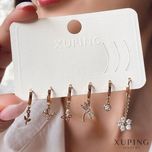 پک گوشواره سه جفتی ژوپینگ کد 012009
