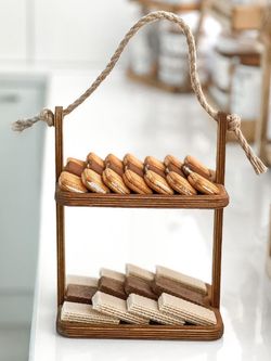 استند دوطبقه دسته کنفی