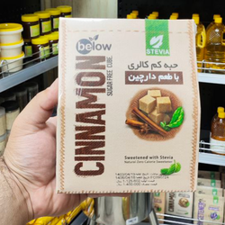 حبه بدون شکر استیویا بلو با طعم دارچین/300 گرمی