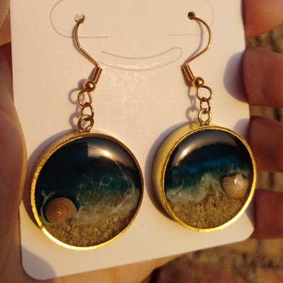 گوشواره طرح دريا