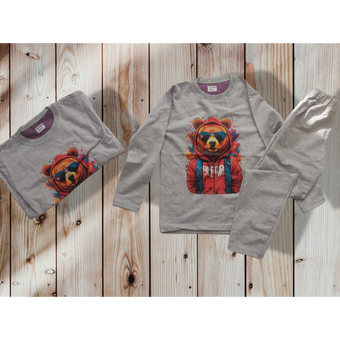 بلوز شلوار پسرانه طرح تدی