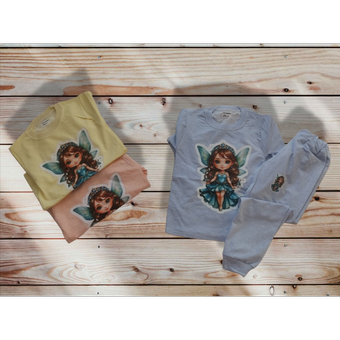 بلوز شلوار دخترانه طرح فرشته