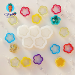 قالب سیلیکونی آکواریمی شکوفه (ساکورا) پنج تایی