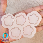 قالب سیلیکونی آکواریمی شکوفه (ساکورا) پنج تایی