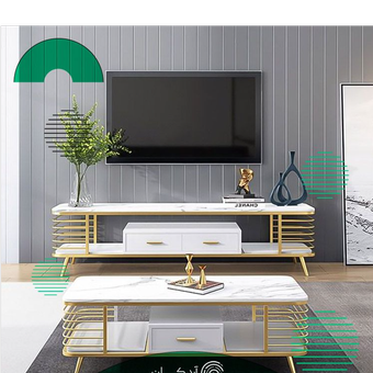 ست میز تلویزیون وجلو مبلی