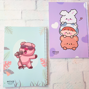 دفتر ۸۰برگ طرح فانتزی پیتیکو