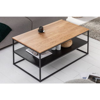 میز جلو مبلی مینیمال ترکیب فلز و ام دی اف