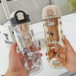 قمقمه طرح خرس بامزه دتاکس BPA FREE 600 ml