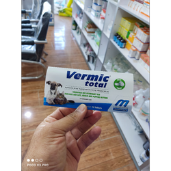 قرص ضد انگل سگ و گربه برندvermic total