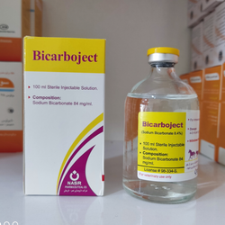 بی کربوجکت 100سی سی شرکت نصر(سدیم بیکربنات8/4 درصد) Bicarboject