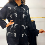 شومیز پولک دوزی کد 114