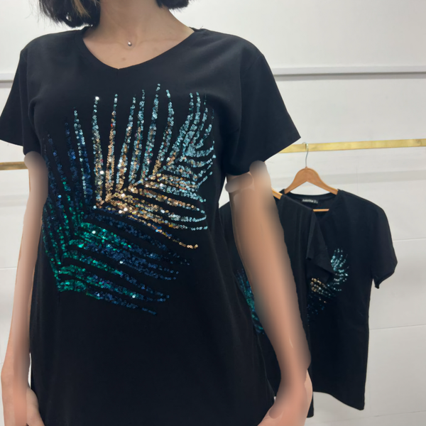 تیشرت طرح نخل ترک کد 151