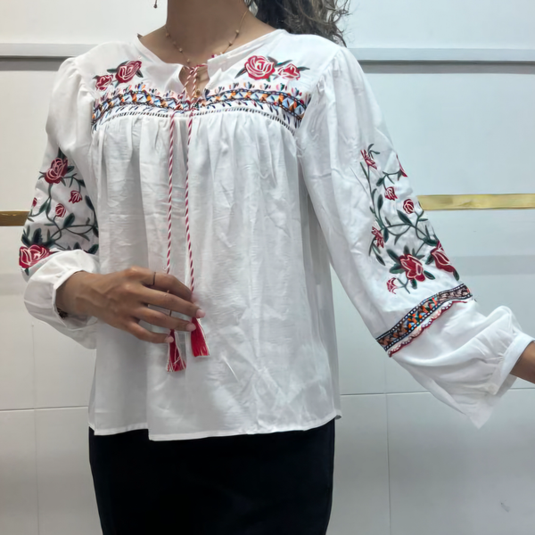 شومیز گل رز 111