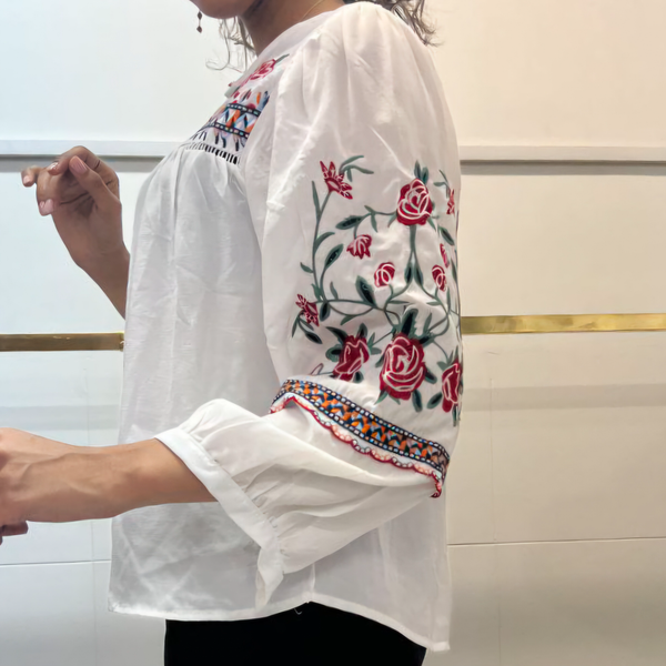 شومیز گل رز 111