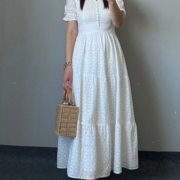 پیراهن سوزن دوزی ترک