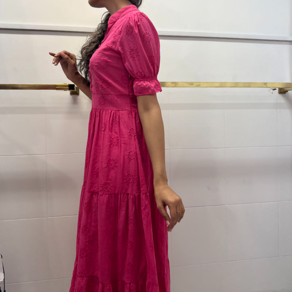 پیراهن سوزن دوزی ترک