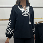 شومیز گلدوزی برگ کد 113