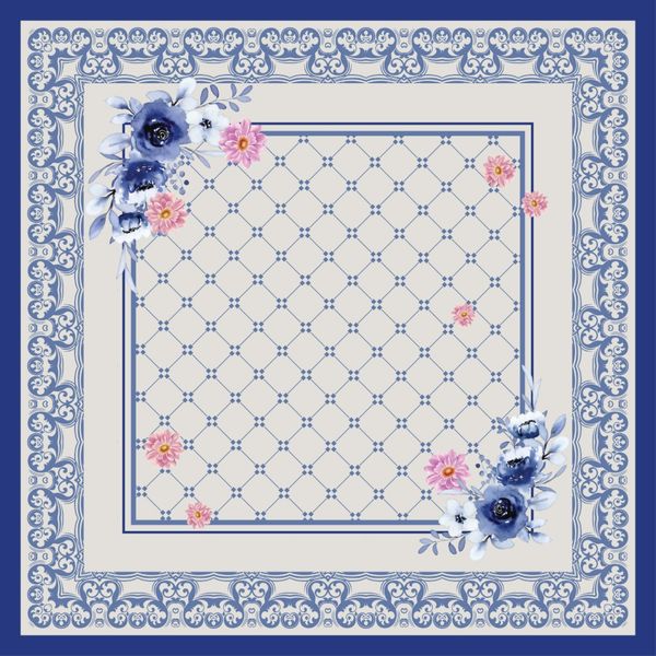 روسری طرح آذرگون