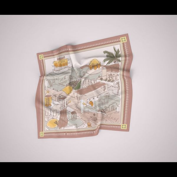 روسری بهشت ابیانه