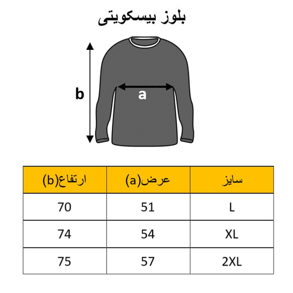 بلوز بیسکویتی
