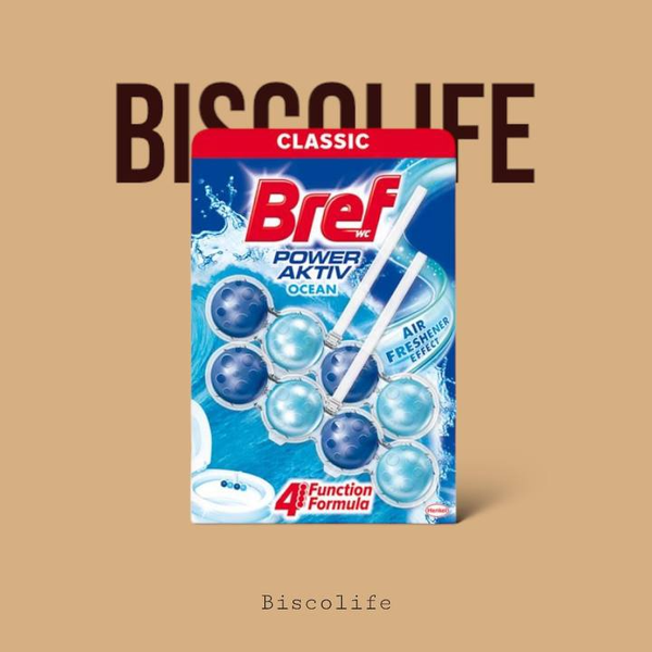 جرمگیر و خوشبوکننده Bref توپی دوقلو توالت فرنگی رایحه اقیانوس 8عددی