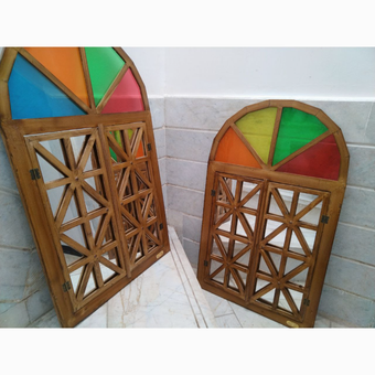 آینه طرح سنتی مشبک