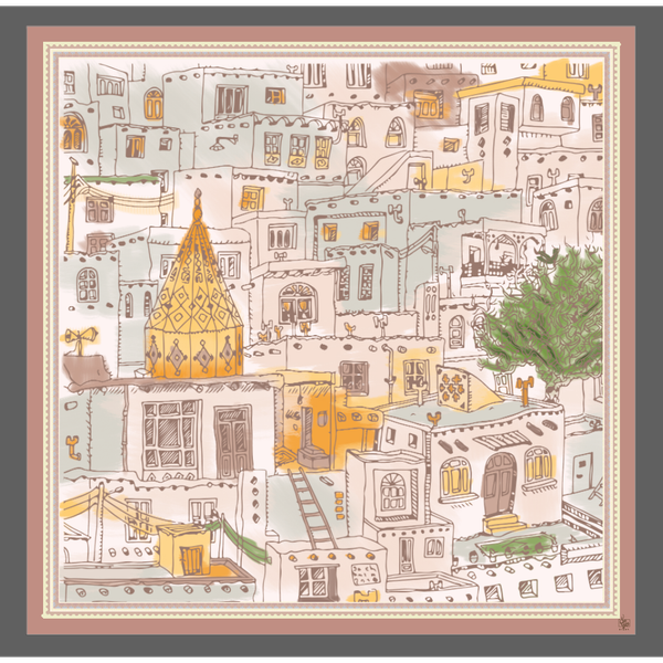 روسری بهشت ابیانه