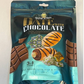 خرما بادام شکلات گز و سوهان 500 گرم