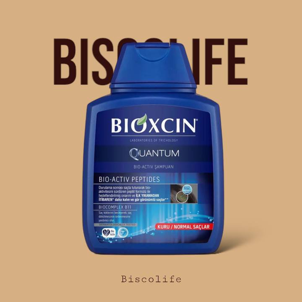 شامپو کوانتوم بیوکسین Bioxcin QUANTUM مناسب موهای خشک و نرمال 300میلی