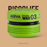 واکس مو آگیوا مدل STYLING WAX با درجه سختی 03 حاوی کراتین رنگ سبز 175 میلی