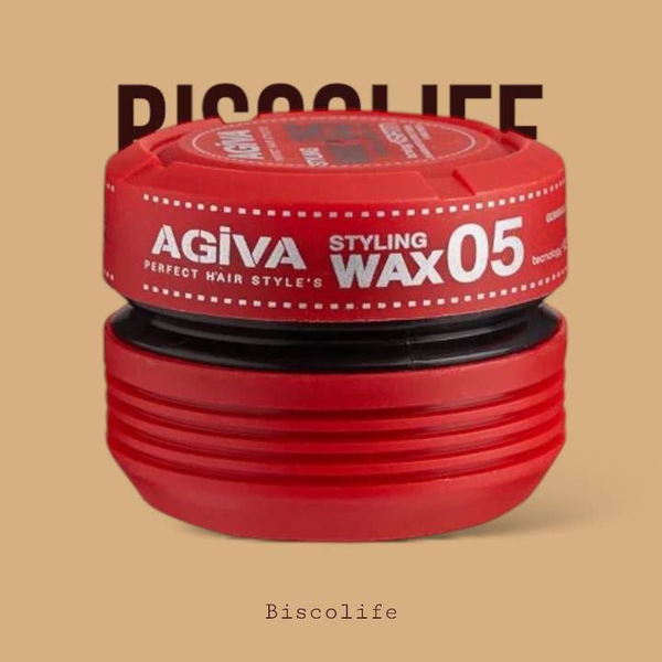 واکس مو آگیوا Agiva hair wax با درجه سختی 05 رنگ قرمز 175 میلی
