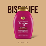 شامپو کراتینه او جی ایکس Ogx مدل Keratin Oil حجم 385 میلی