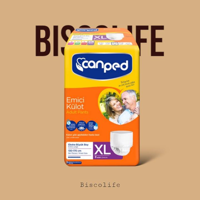 پوشک بزرگسال شورتی جان پد سایز خیلی بزرگ EXTRA LARGE تعداد 8 عددی
