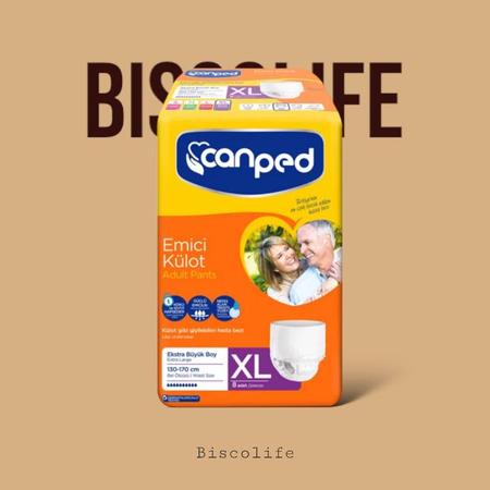 پوشک بزرگسال شورتی جان پد سایز خیلی بزرگ EXTRA LARGE تعداد 8 عددی