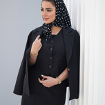 سه تیکه کت  دامن جلیقه مدل ماهین