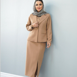 سه تیکه کت  دامن جلیقه مدل ماهین