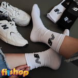 جوراب ساق بلند نیوبالانس (مشکی و سفید)