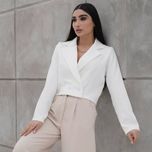 کراپ کت دو دکمه مازاراتی