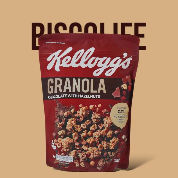 گرانولای جو دوسر همراه با فندق و تکه های شکلات 340 گرم کلاگز Kellogg's