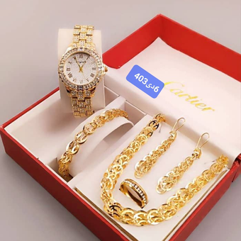 ست ساعت زنانه وسرویس یزدی