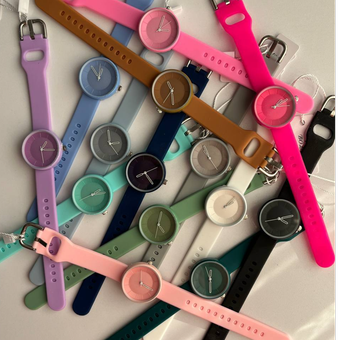 ساعت بند سیلیکونی بولون بند مشکی BULON