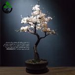 درختچه نیمه مصنوعی شکوفه سیب طرح بونسای 2-1