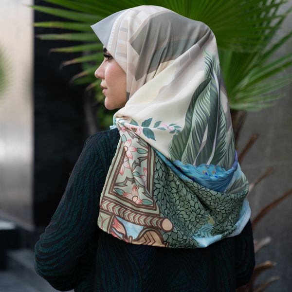 روسری حافظیه آبی