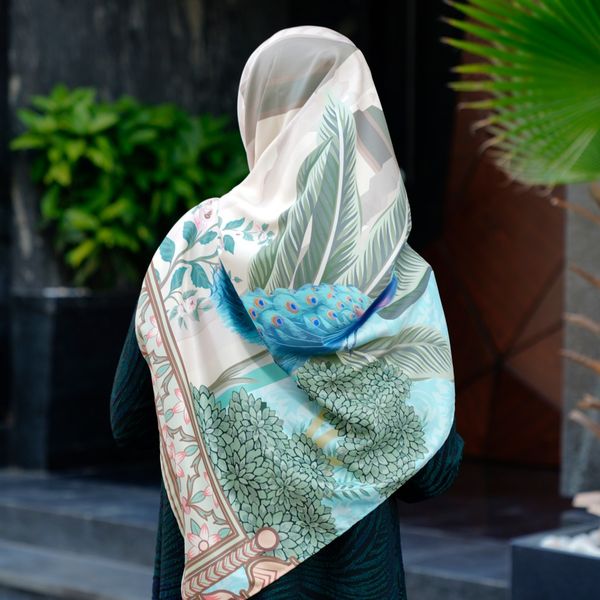 روسری حافظیه آبی