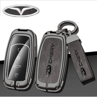 کاور ریموت و سوئیچ خودرو با کیفیت وارداتی تیگو8(TIGGO 8 PRO) فلز و چرم