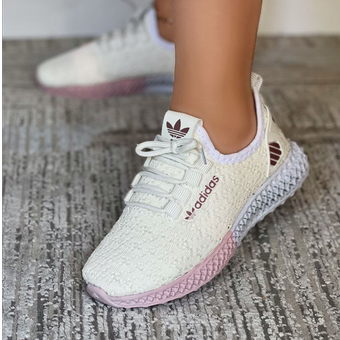کفش بافت زنانه طرح آدیداس