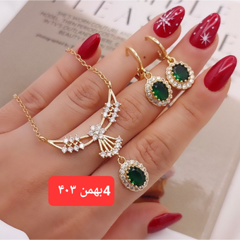 نیم ست جواهری جدید