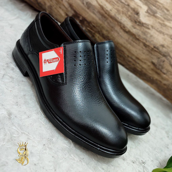 کفش چرم طبیعی مردانه مدل اکو کشی کد 100073