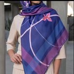 روسری طرح خوشه های یاس