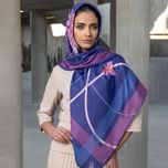 روسری طرح خوشه های یاس